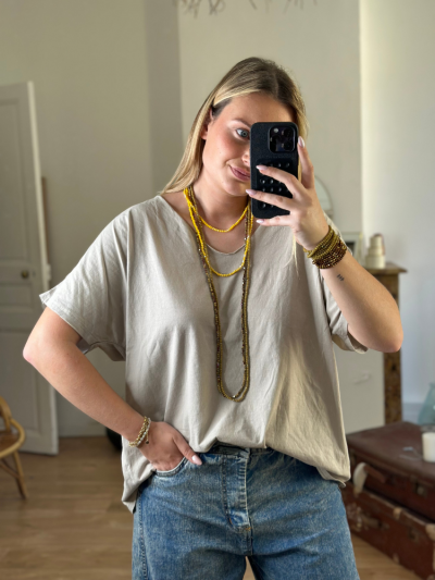 T-shirt TILLY mastic