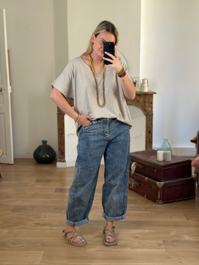 T-shirt TILLY mastic