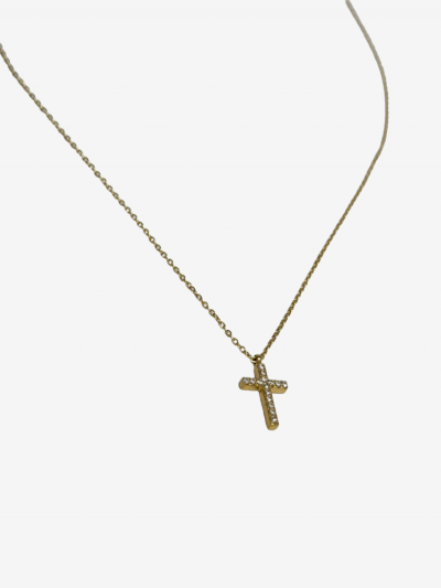 Collier CRUZ doré 2