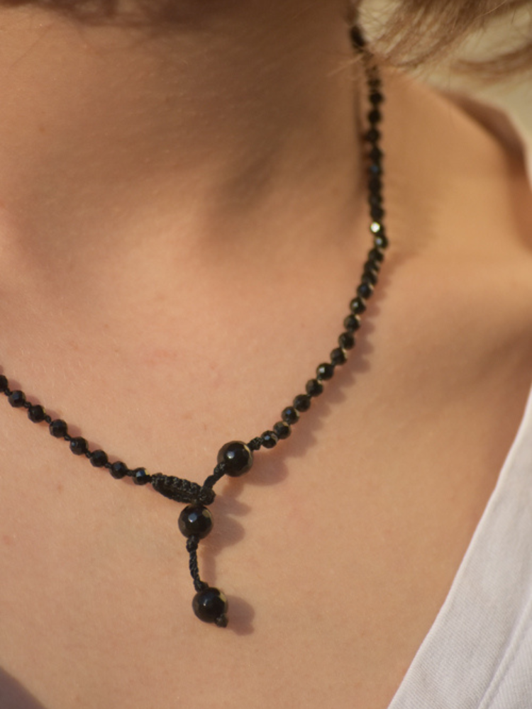 Ras de cou CLARA onyx noir