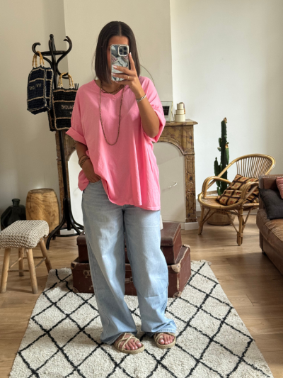 T-shirt TINA rose 2