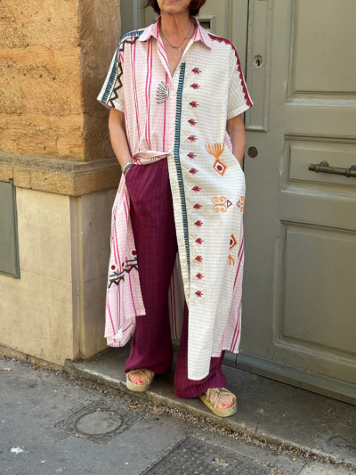 Pantalon CANDICE bordeaux 2