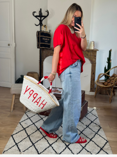 Panier HAPPY blanc 2