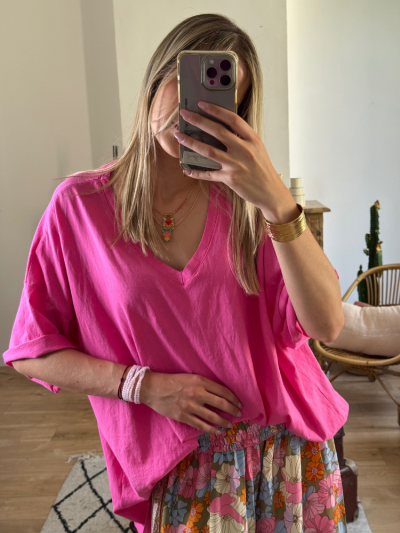 T-shirt TINA fuchsia