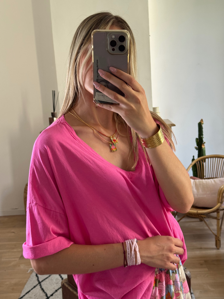 T-shirt TINA fuchsia