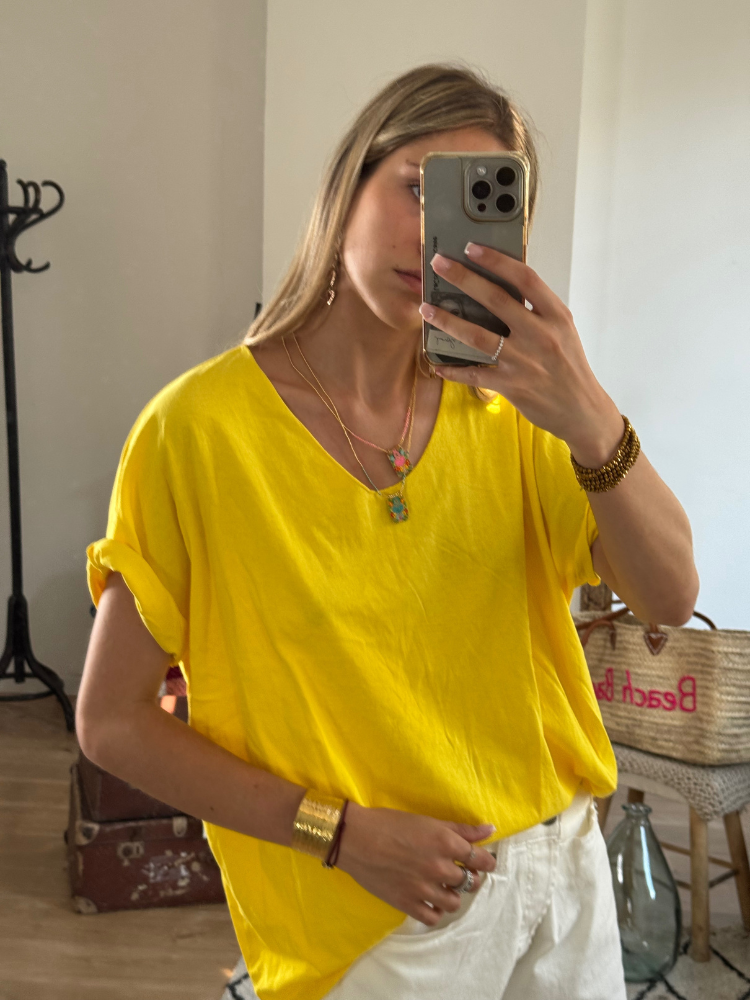 T-shirt TILLY jaune