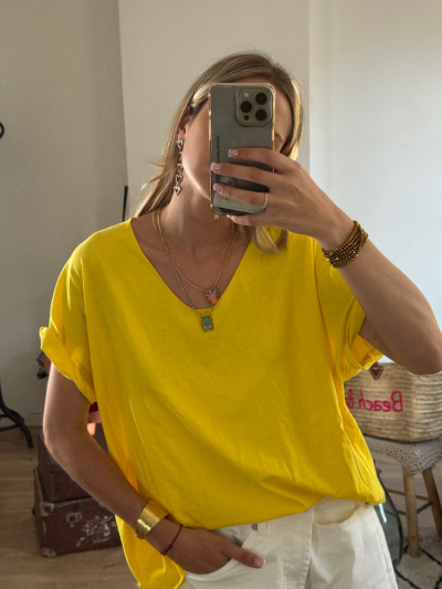 T-shirt TILLY jaune