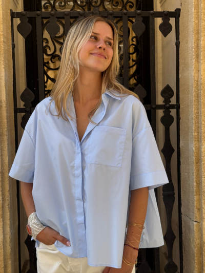 Chemise CELESTE bleu ciel