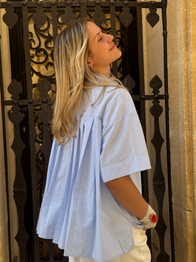 Chemise CELESTE bleu ciel