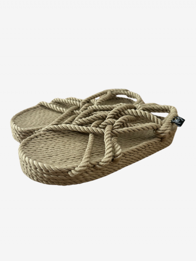 Sandales JC beige compensées