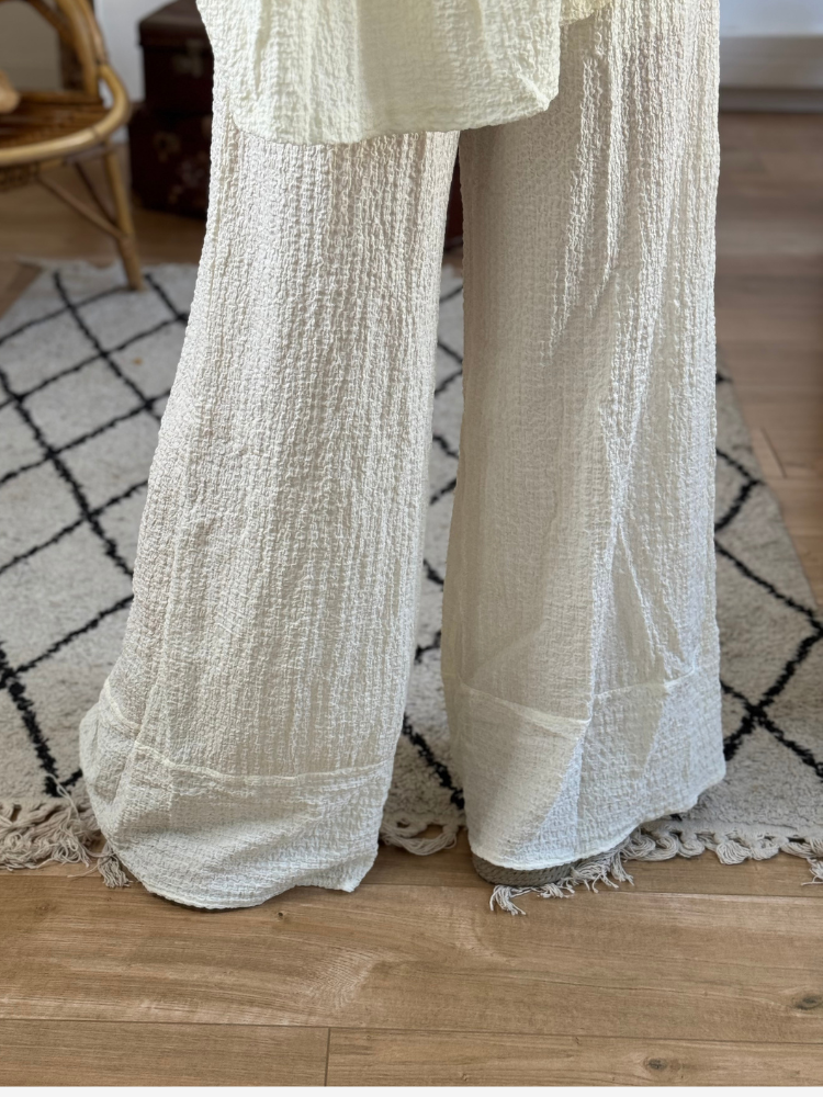 Pantalon LORIS écru