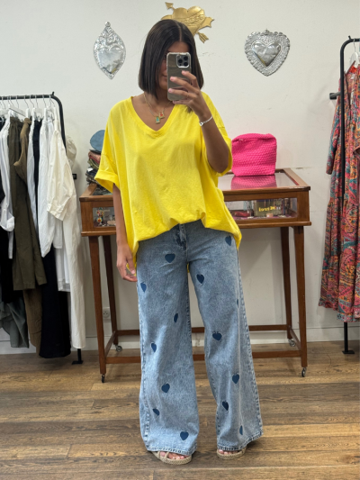 T-shirt TINA jaune 2