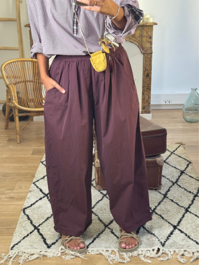 Pantalon NILA prune