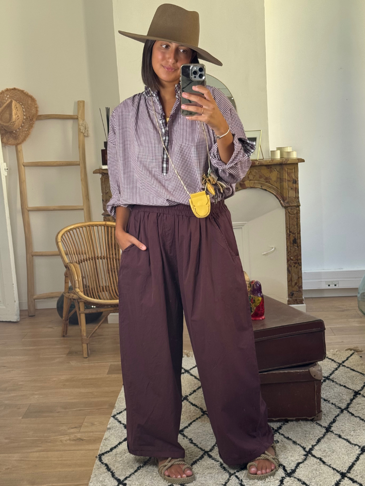 Pantalon NILA prune