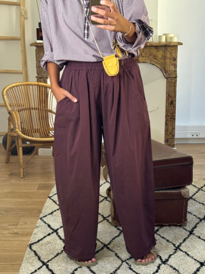 Pantalon NILA prune