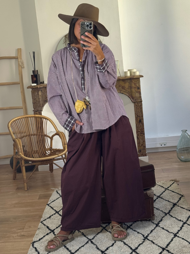 Pantalon NILA prune