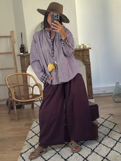 Pantalon NILA prune