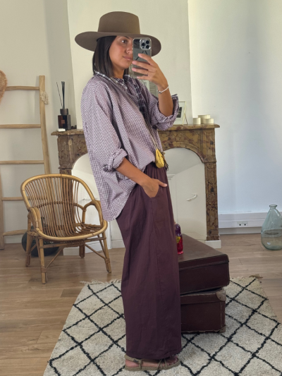 Pantalon NILA prune