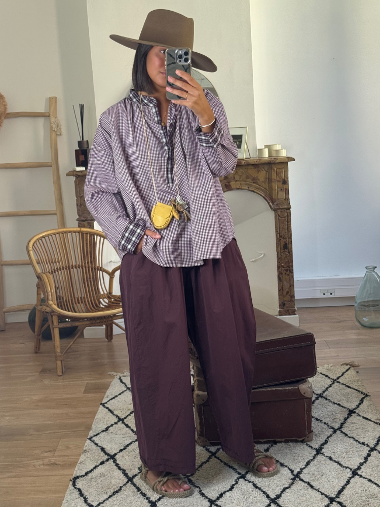 Pantalon NILA prune