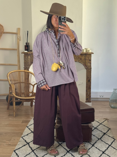 Pantalon NILA prune