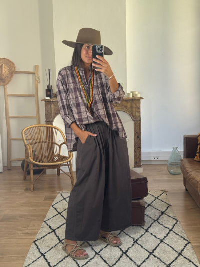 Pantalon NILA choco 2