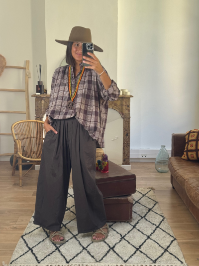Pantalon NILA choco