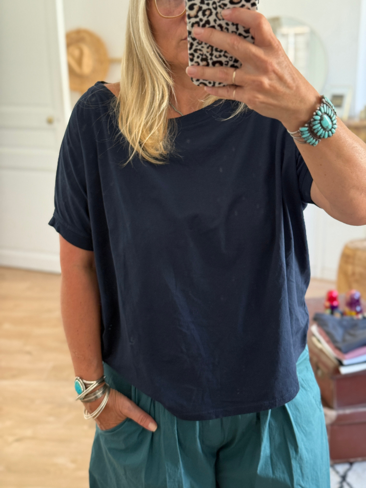 T-shirt PAUL bleu marine