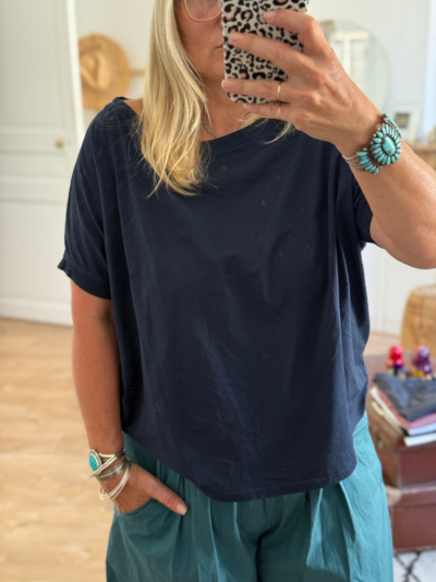 T-shirt PAUL bleu marine