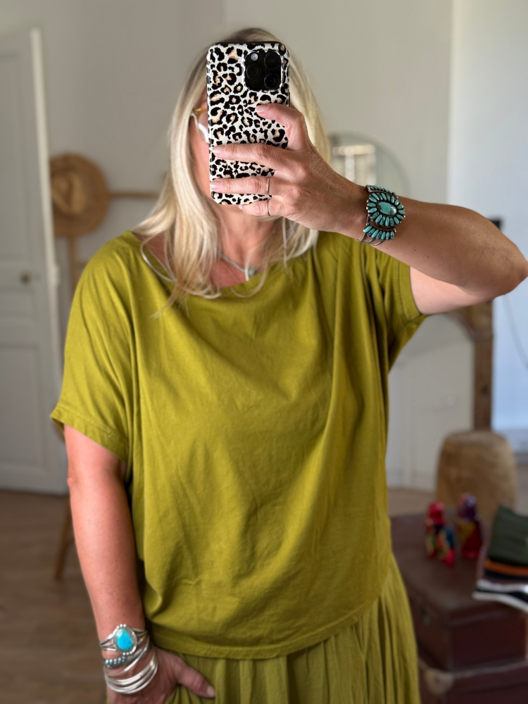 T-shirt PAUL vert olive