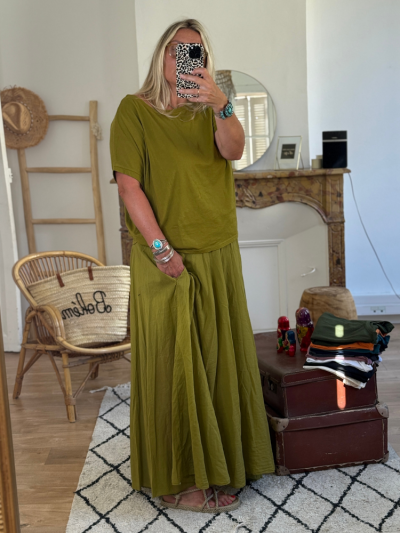 T-shirt PAUL vert olive