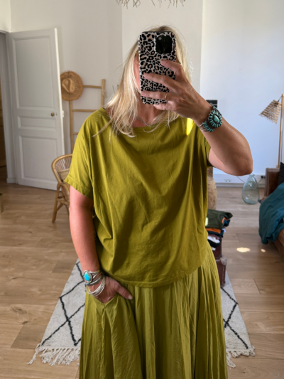 T-shirt PAUL vert olive