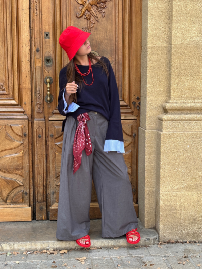 Sandales TOE JOE rouge 2