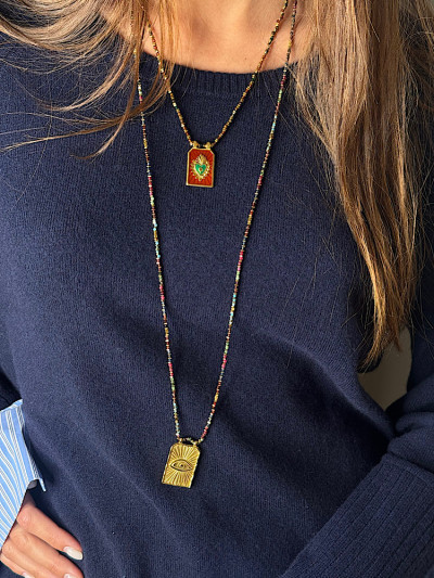 Collier OEIL doré