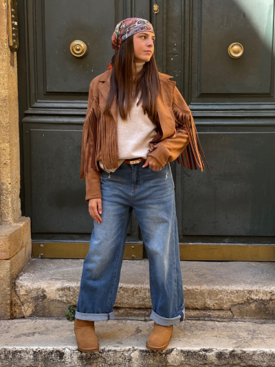 Ceinture "H" camel 2