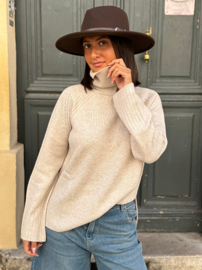 Pull HILDA ecru
