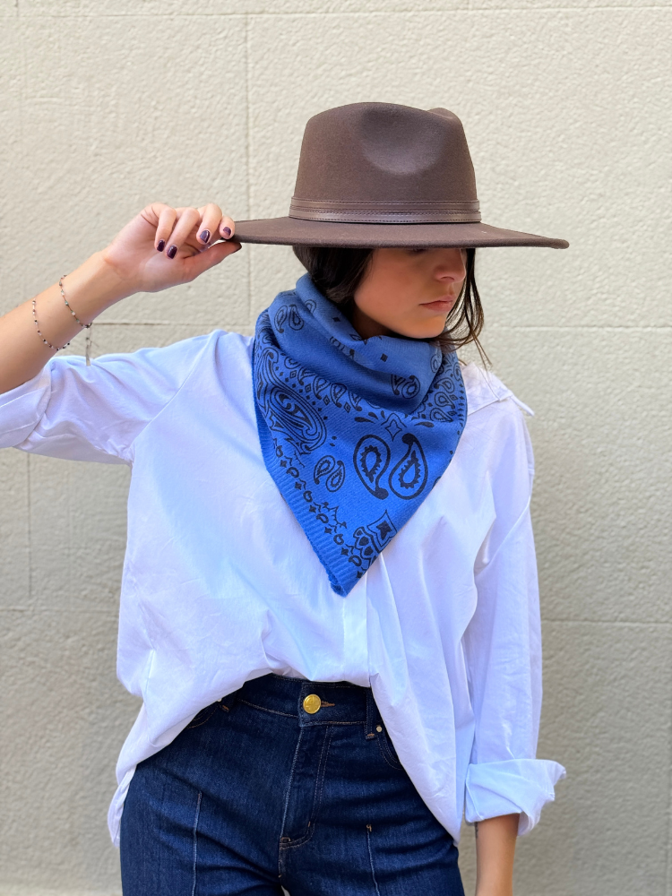 Foulard OLKO bleu