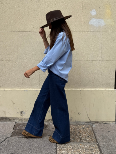 Chemise DINA bleu ciel 2