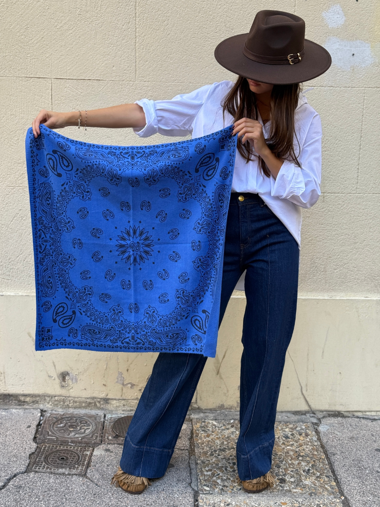 Foulard OLKO bleu