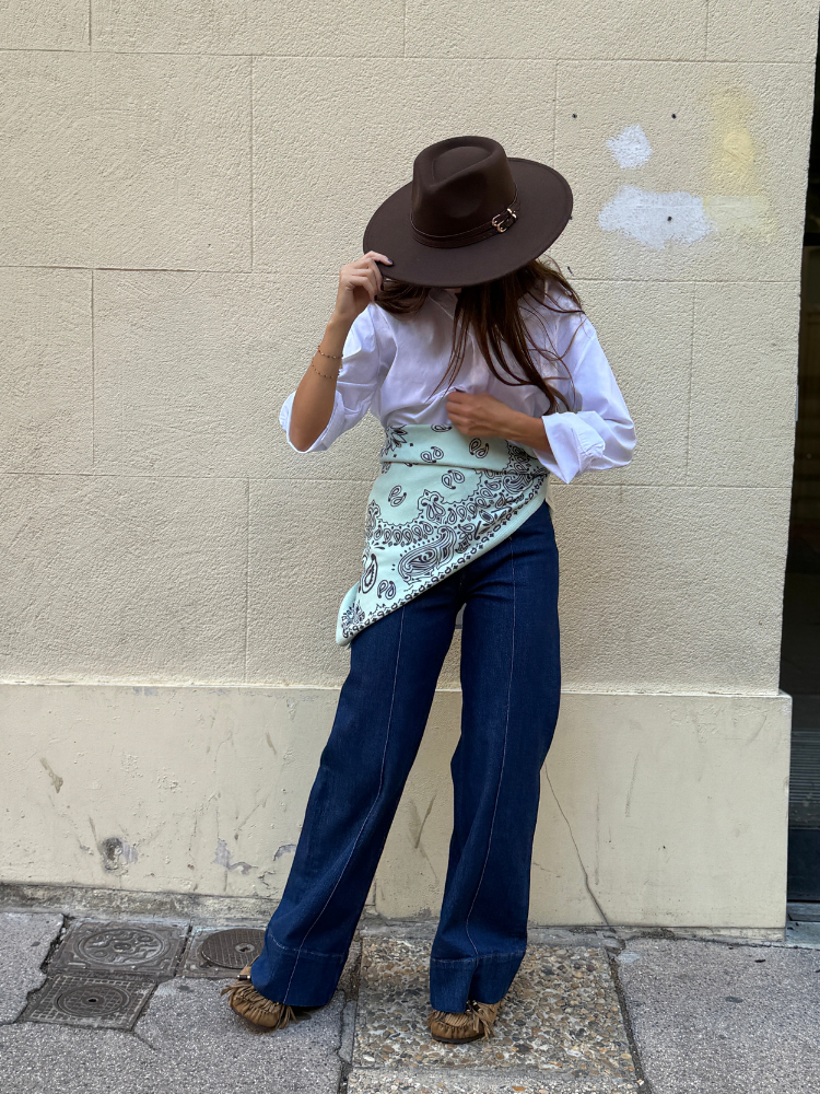 Foulard OLKO turquoise