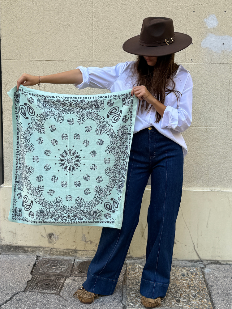 Foulard OLKO turquoise