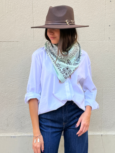 Foulard OLKO turquoise