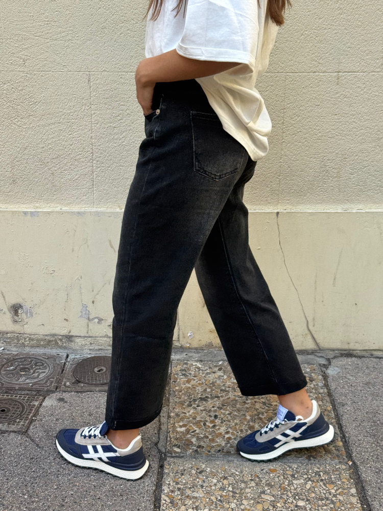 Jean AUDE jean noir delavé