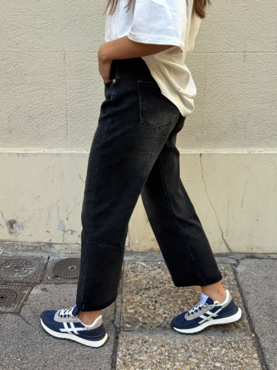 Jean AUDE jean noir delavé