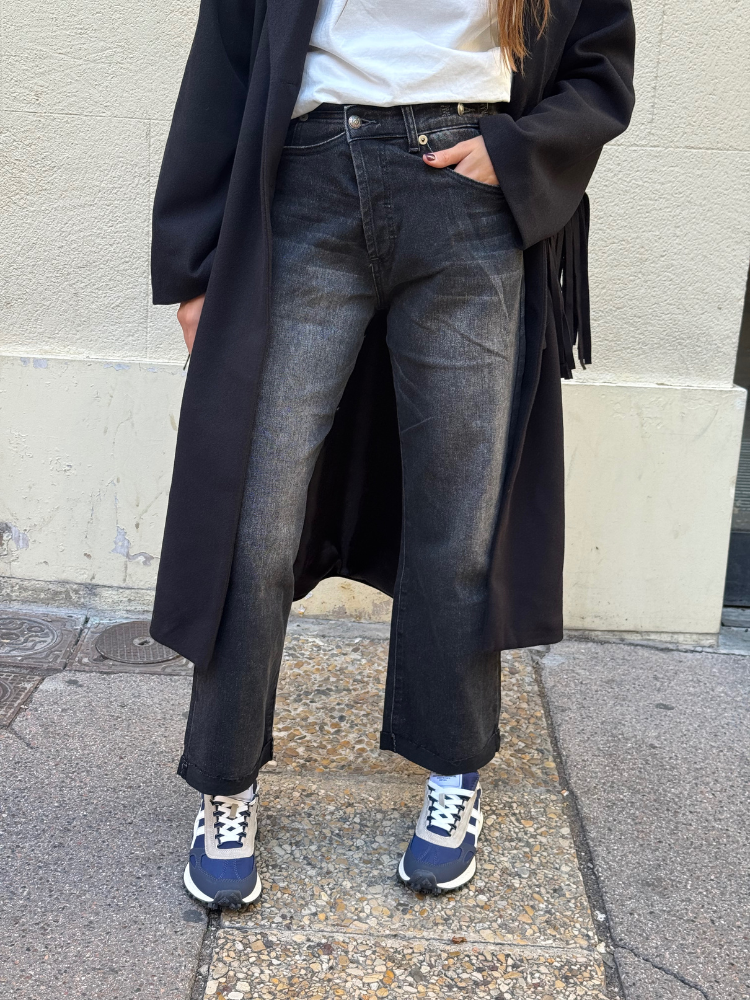 Jean AUDE jean noir delavé