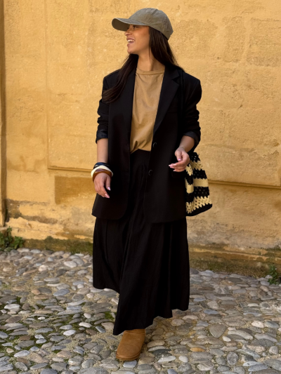 T-shirt NINETTE loose camel