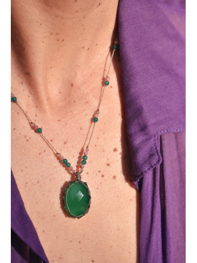 Petit talisman ONYX vert