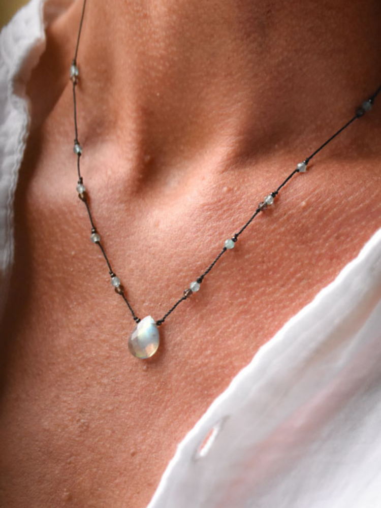 Collier DROP labradorite