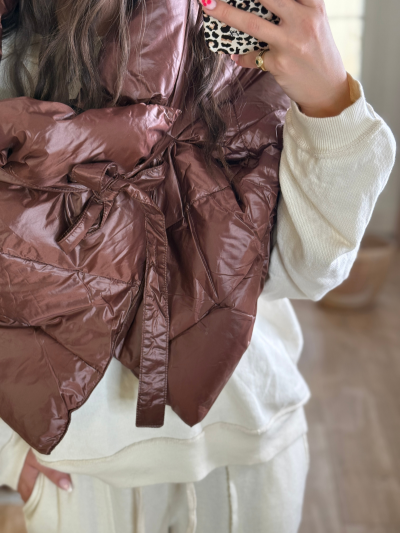 Cols doudoune ELKO choco 2