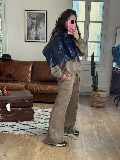 Cols doudoune ELKO marine