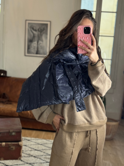 Cols doudoune ELKO marine